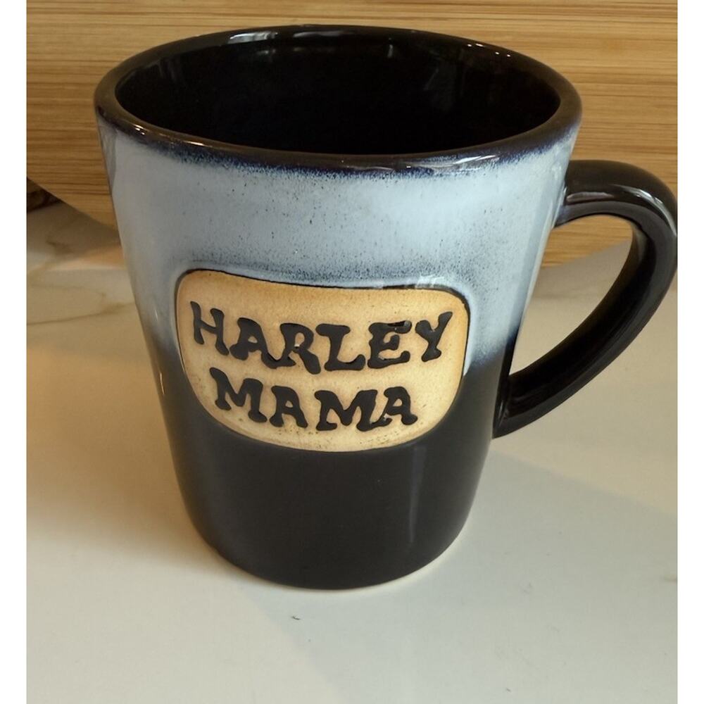 GANZ Harley Mama Mug 5" Tall Stoneware Coffee Cup Stoneware Blue Ombre